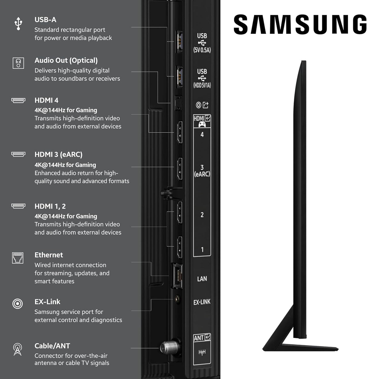 Samsung 55" QLED 4K QN90D