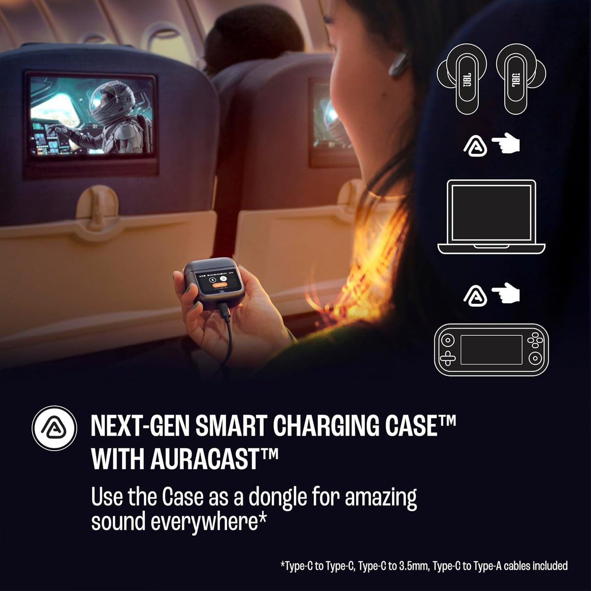 JBL Tour Pro 3 Wireless Earbuds