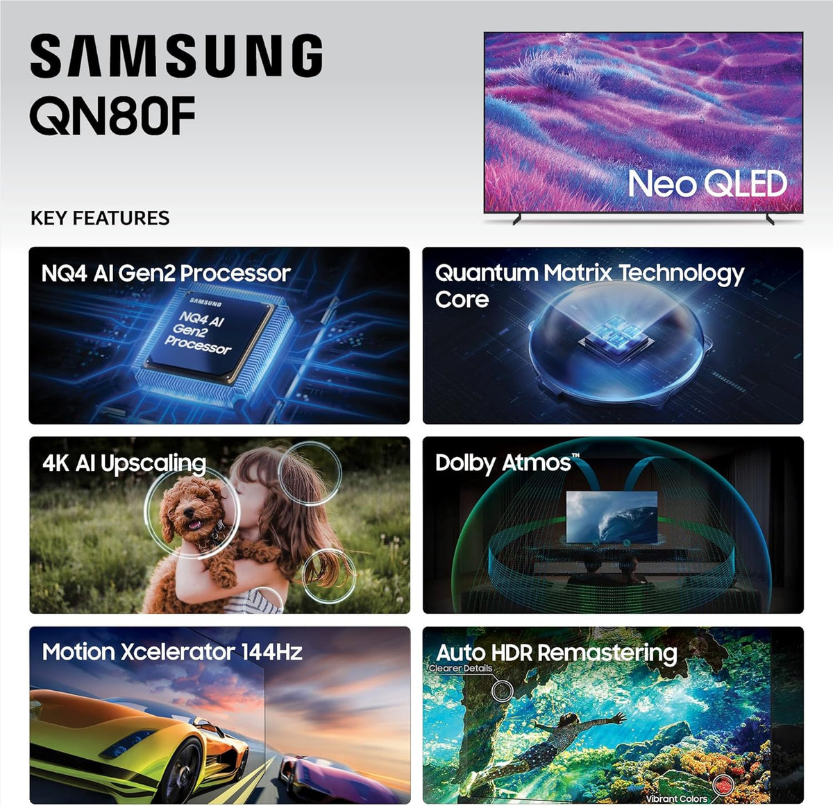 Samsung 55" QLED 4K QN90D